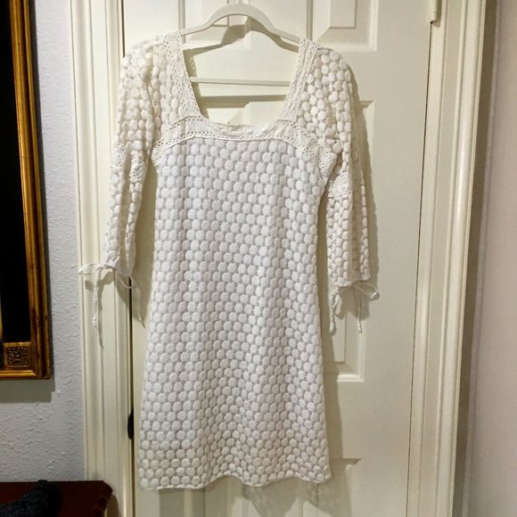 Anthropologie Dresses & Skirts - White lace dress